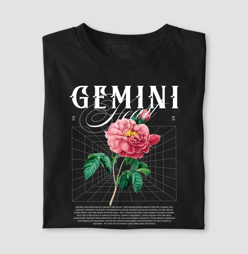 Camiseta Signos GÊMEOS FEATURES