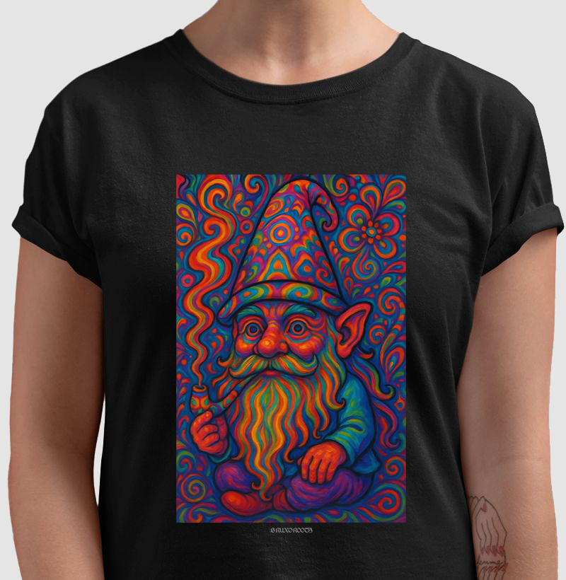 Camiseta BR00123 Gnomo Psicodélico
