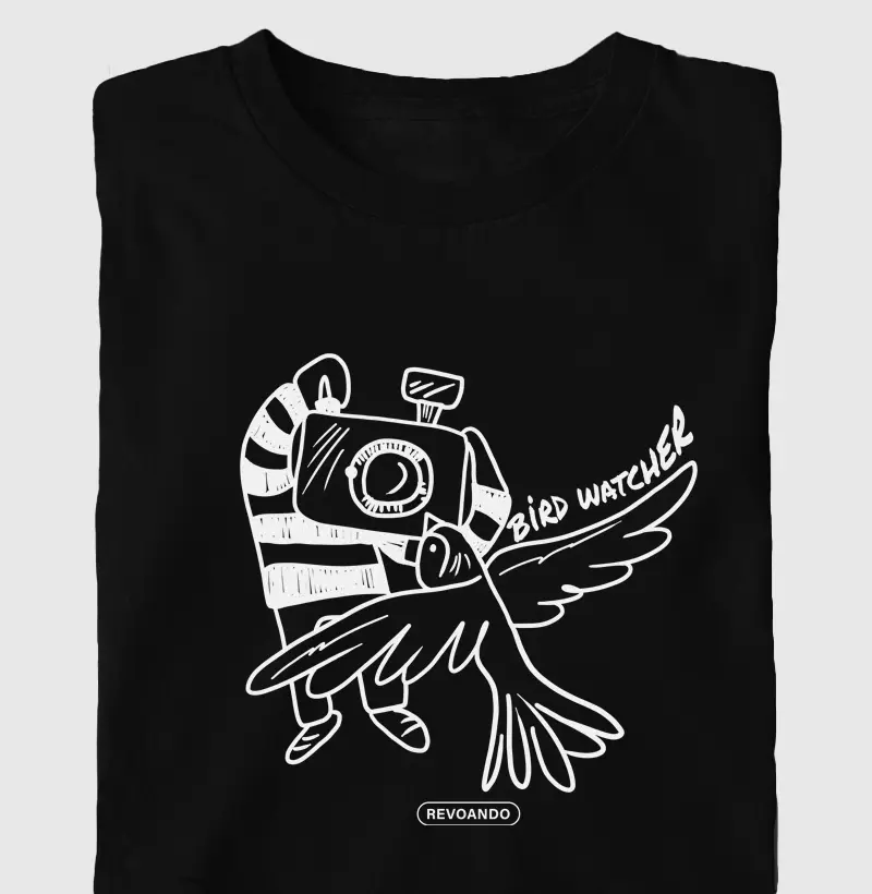 Aves em Texto - Bird Photo - Oversized