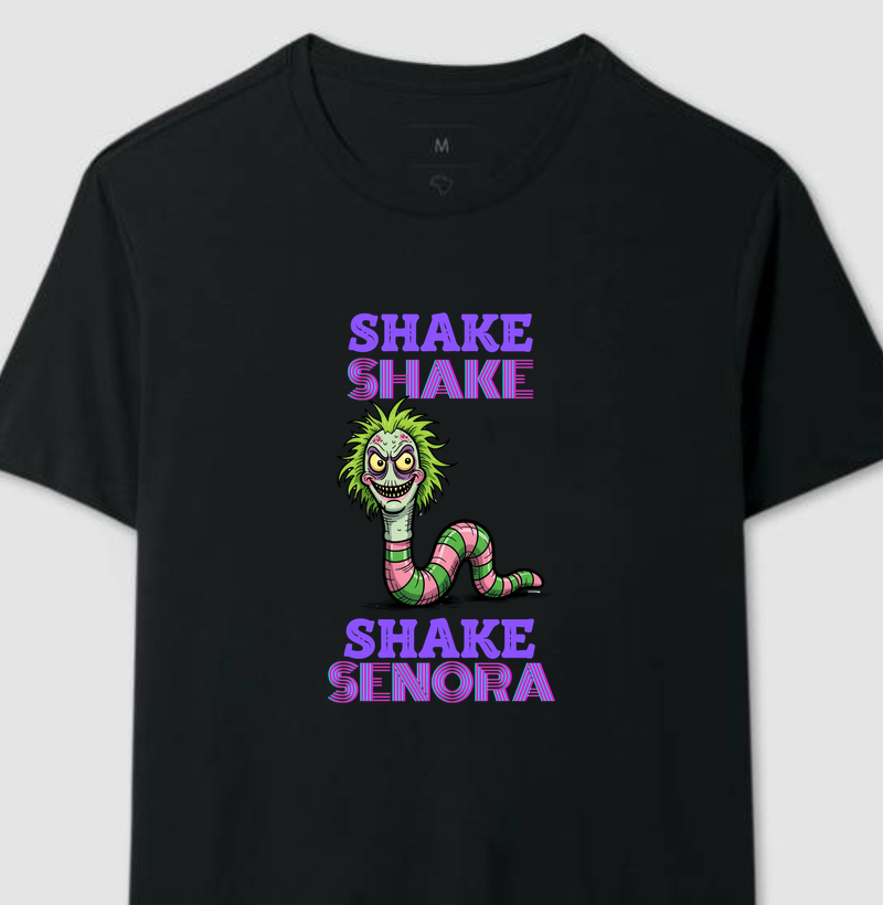 Camiseta Algodão Peruano Shake Shake Senora - Beetlejuice