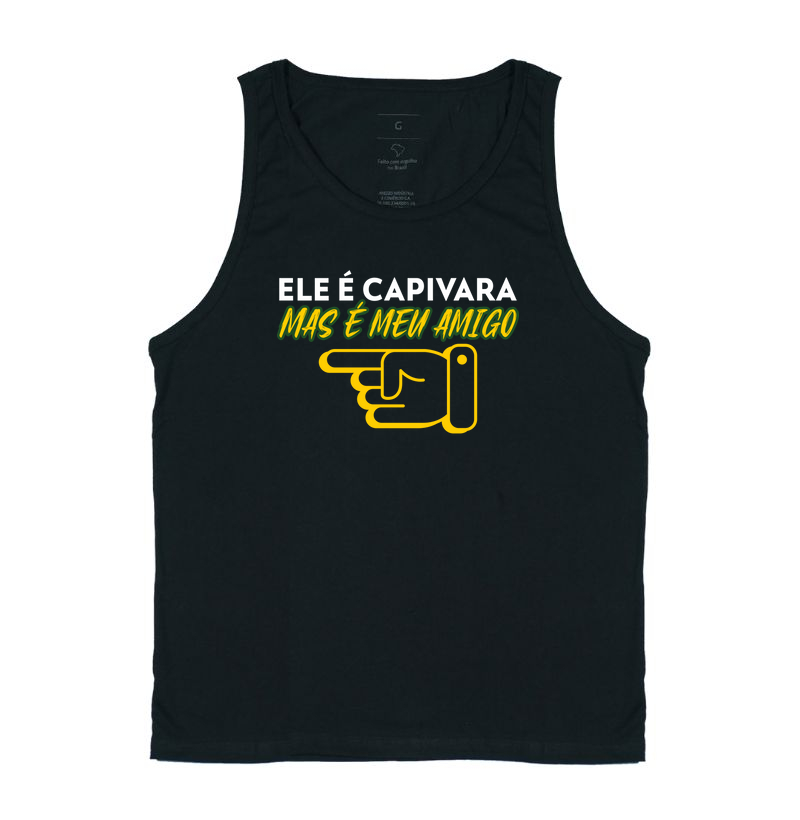 Ele é capivara mas é meu amigo
