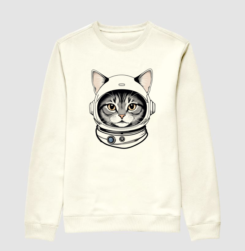 Gato Astronauta | Moletom | Unissex