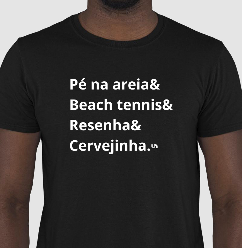 Pé na areia!