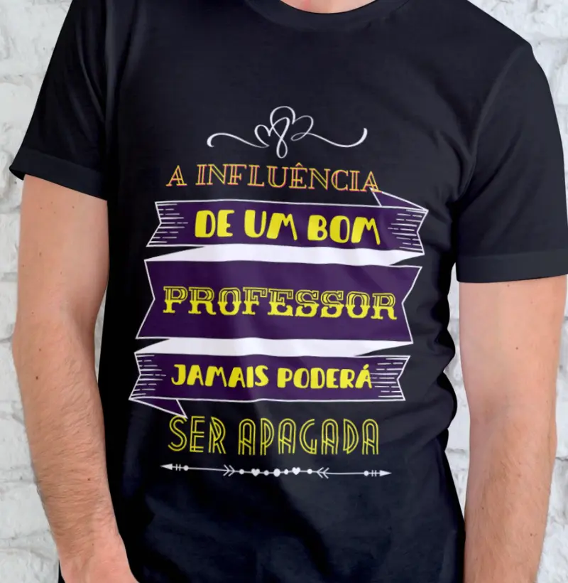  Camiseta Influência do Professor