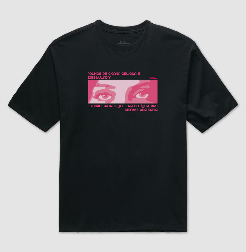 Camiseta Oversized "dissimulada"