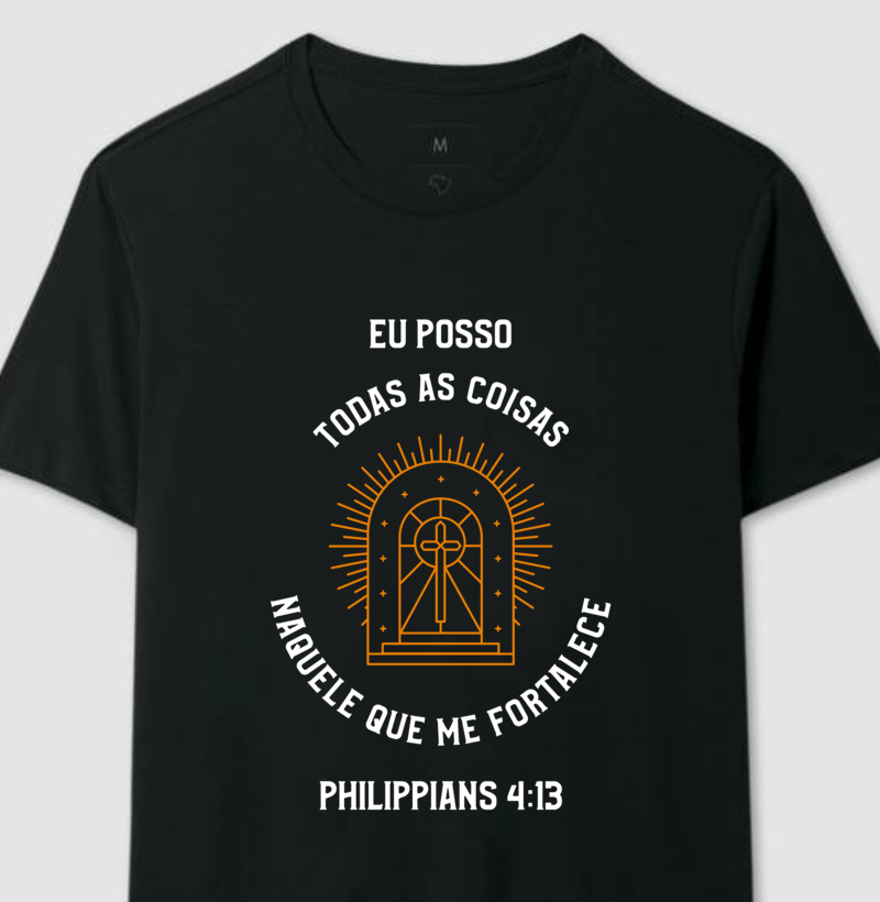 Tudo posso naquele que me fortalece Portas....