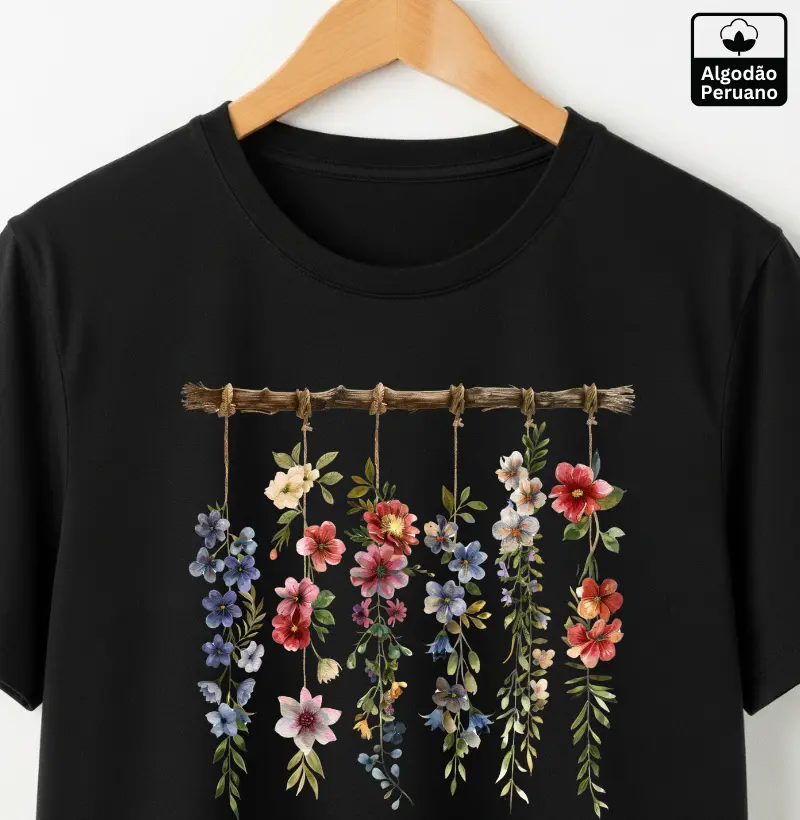 Cordão de Flores - Algodão Peruano