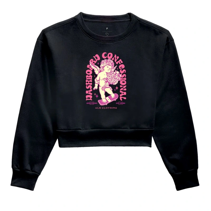 Moletom Cropped Angel