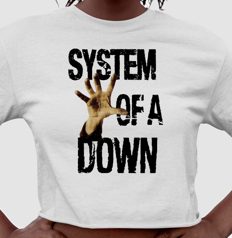 System Of a  Down - Full Hand (White)