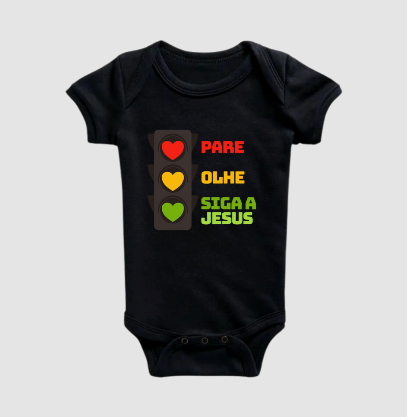 🚦 Pare, Olhe, Siga a Jesus – O Caminho da Vida ✨