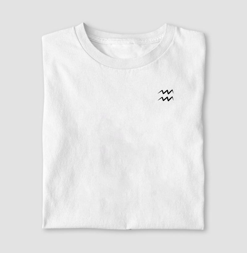 Camiseta Signos SÍMBOLO DE AQUÁRIO
