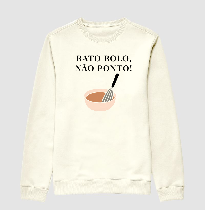 Moletom bato bolo, não ponto