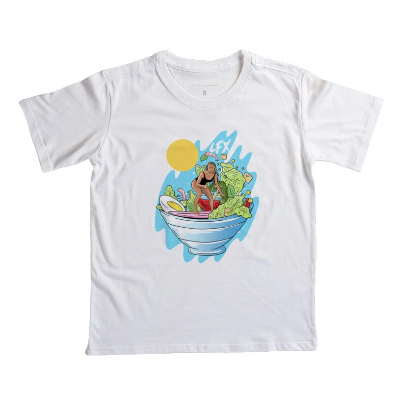 Mulher Surfista na Salada V01 Infantil