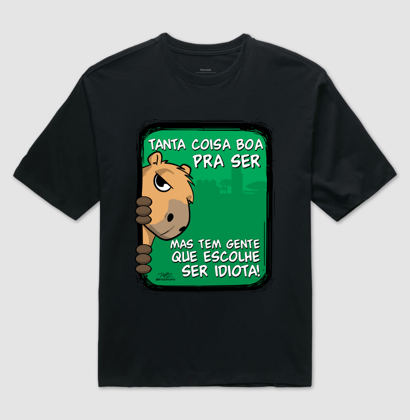 Camiseta Capivara Tanta coisa