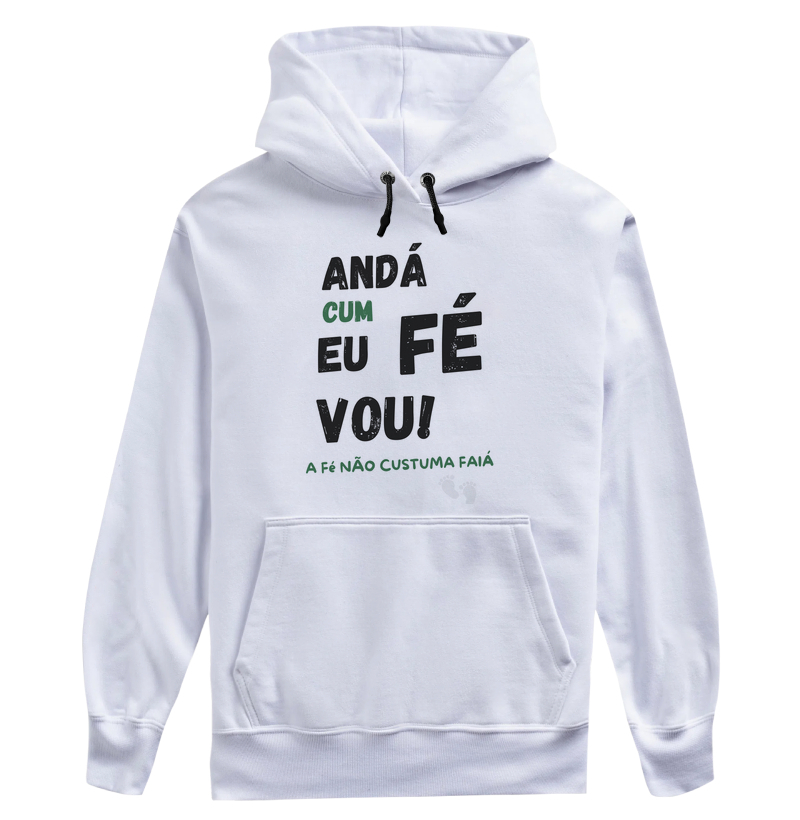 Andar com Fé eu vou que a Fé não costuma faiá