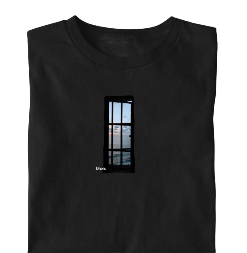 Camiseta Masculina Estampa Passage Etheris - Preto