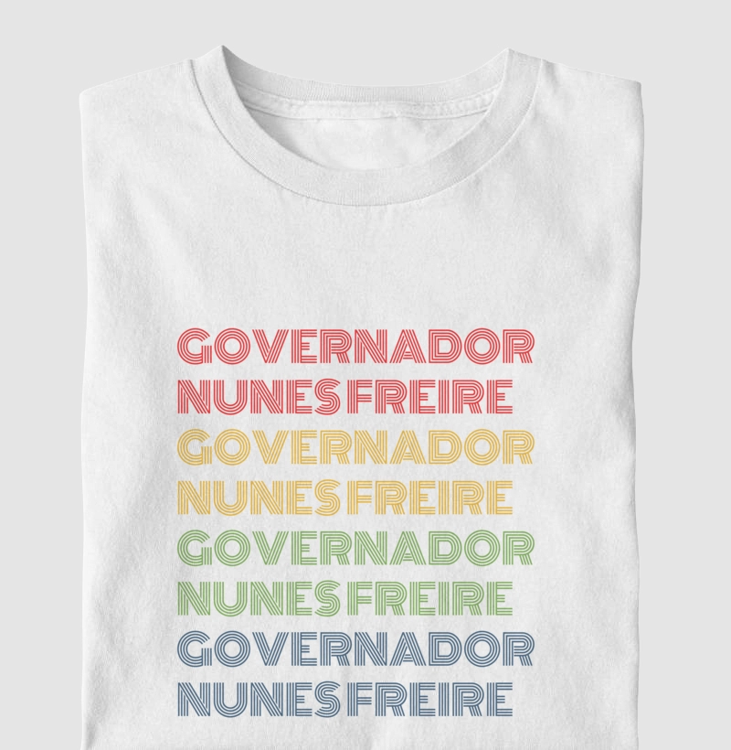 Governador Nunes Freire Letreiro Retrô
