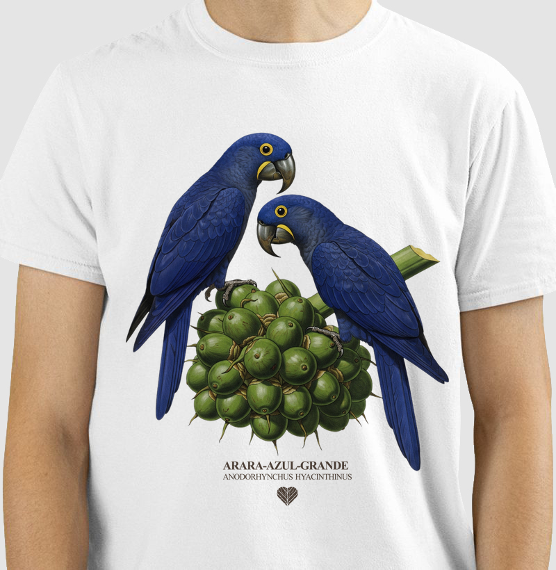 CAMISETA ARARA-AZUL