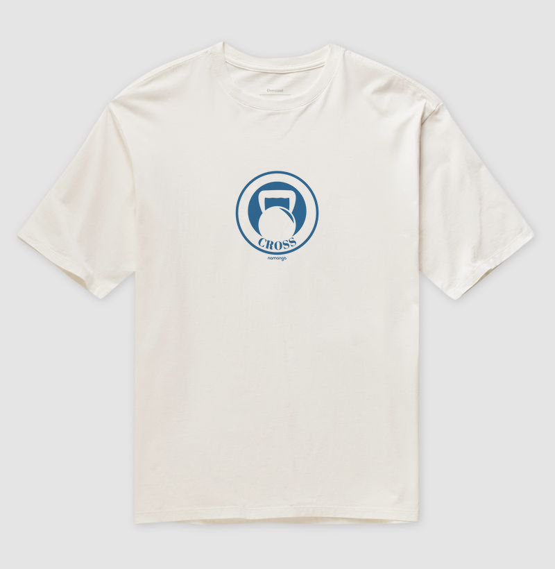 Camiseta Oversized Cross Kettlebell – Na Manga