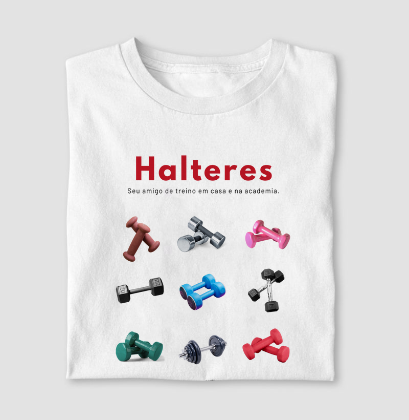 Halteres: seus amigos de treino em casa e na academia