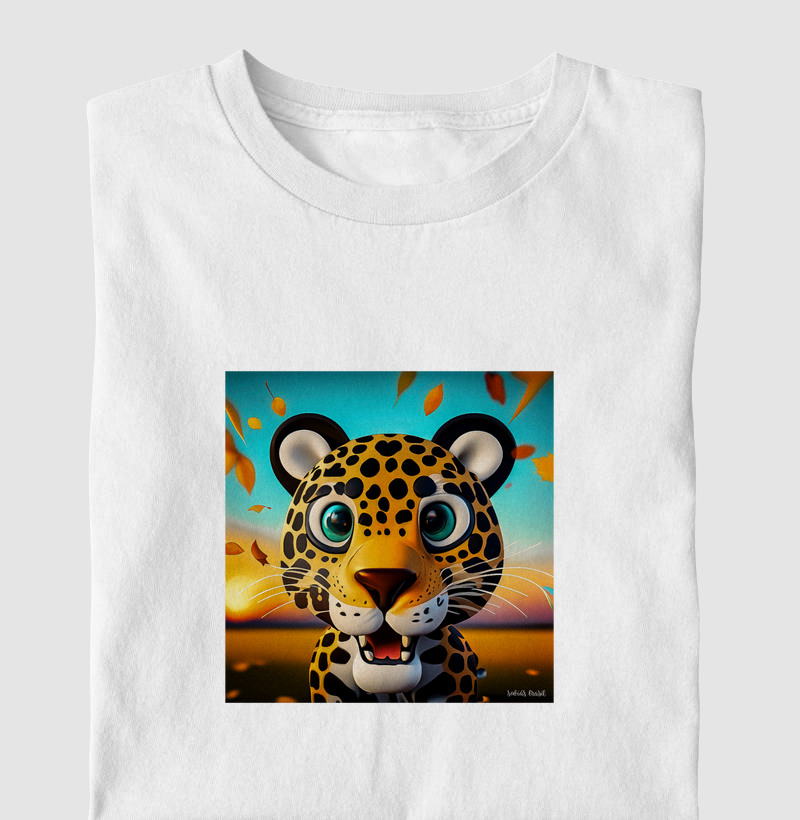camiseta onça-pintada arteira