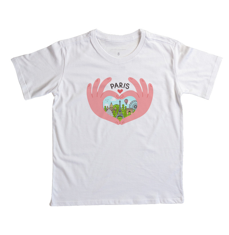 Camiseta Viagem - Paris Amor