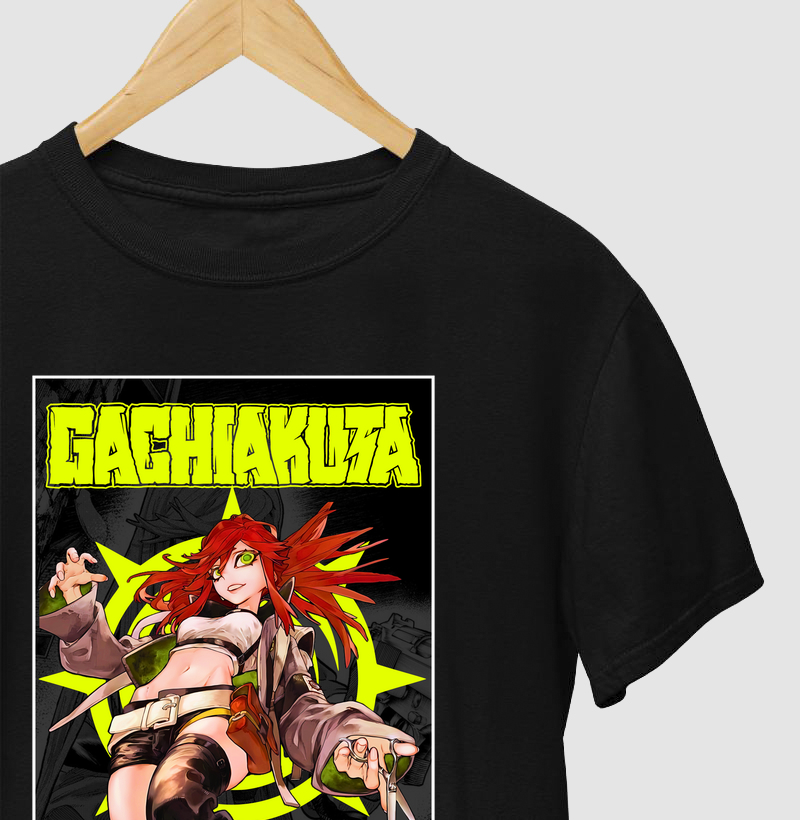Camiseta Gachiakuta – Riyo, a Garota do Fogo Rebelde