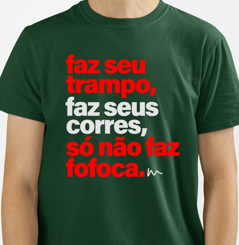 Camiseta e babylook Faz Seus Corres
