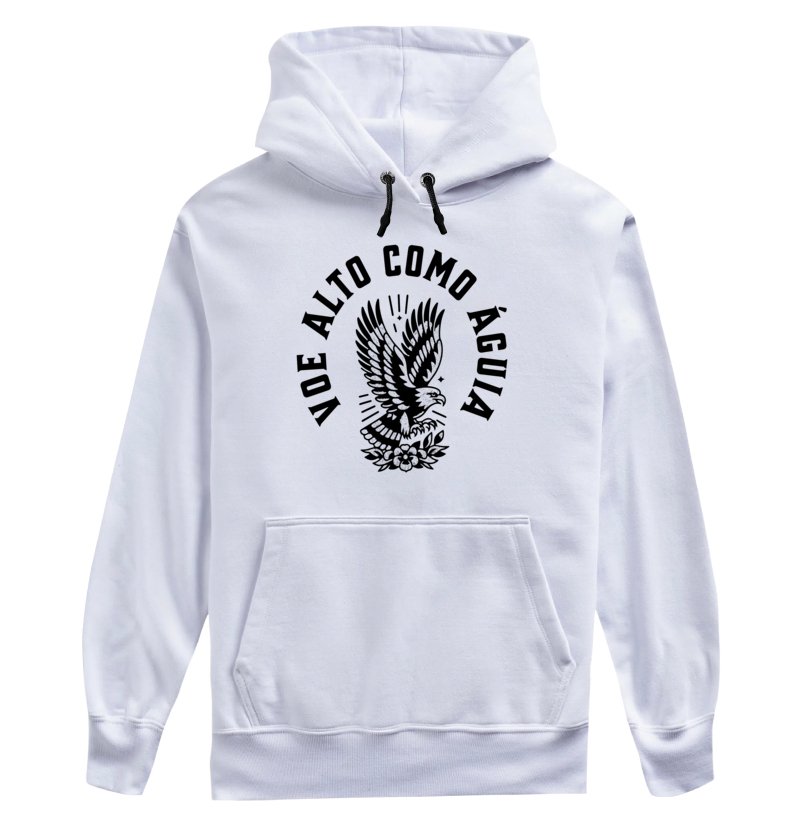 Moletom Voe Alto como Águia