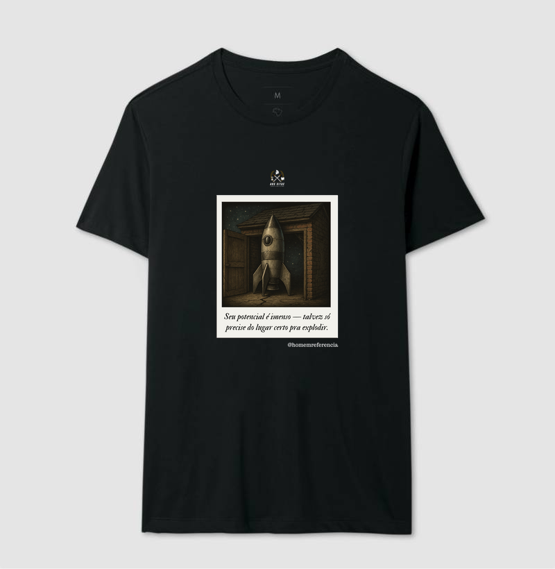 Camiseta "Seu potencial é imenso" - Collab com @homemreferencia
