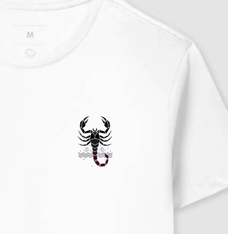 Signo de Escorpião - Minimalista Geométrico