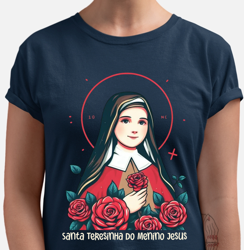 Camiseta Santa Teresinha do Menino Jesus