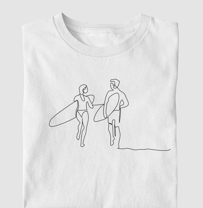 CASAL SURFISTA TRACEJADO