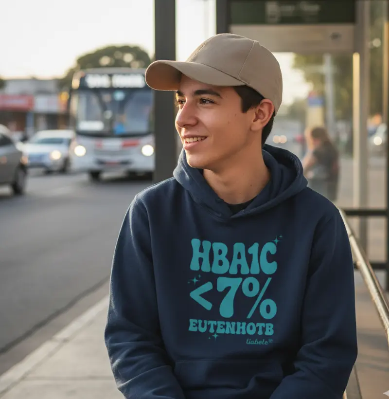 Moletom Hoodie HbA1c <7% 