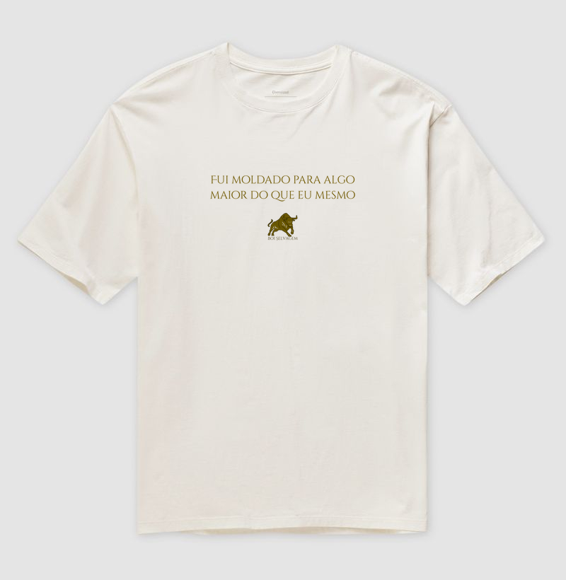 Fui moldado para algo maior do que eu mesmo