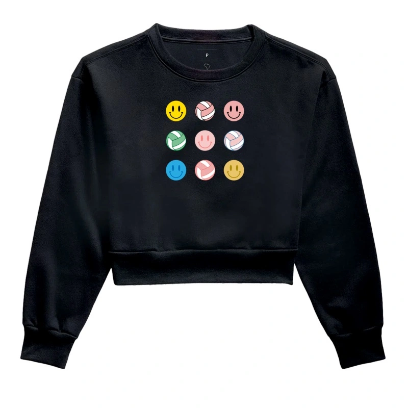 Moletom Cropped Voleibol Alegria