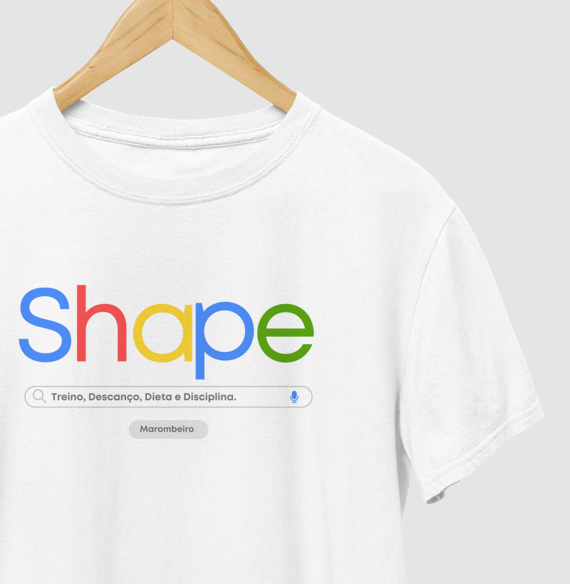 Camiseta Shape essa peça é para aqueles que têm foco no resultado,