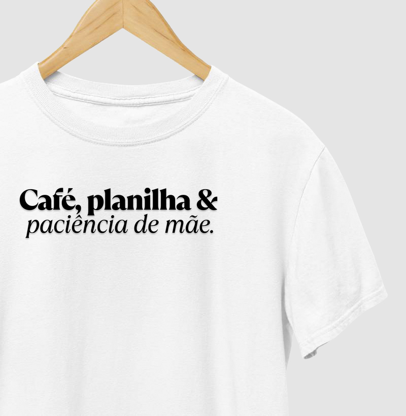 Café, Planilha e Paciência