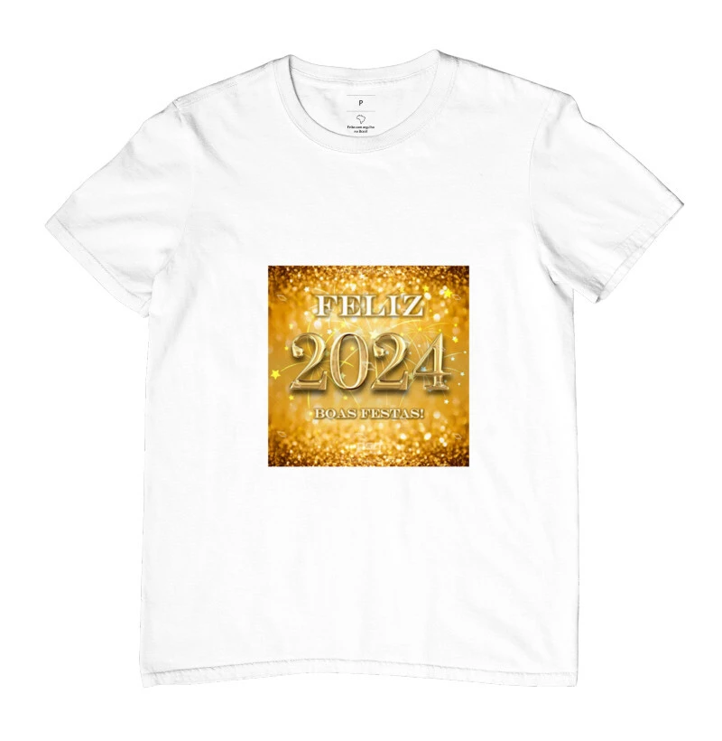 Camisetas feliz ano novo 2024