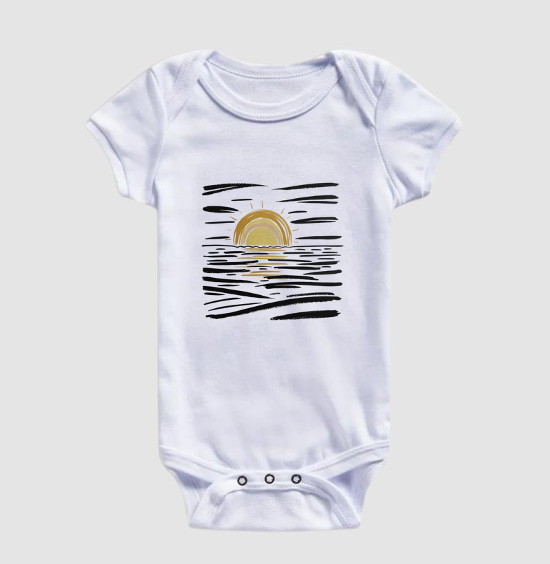 Body Infantil Por do Sol