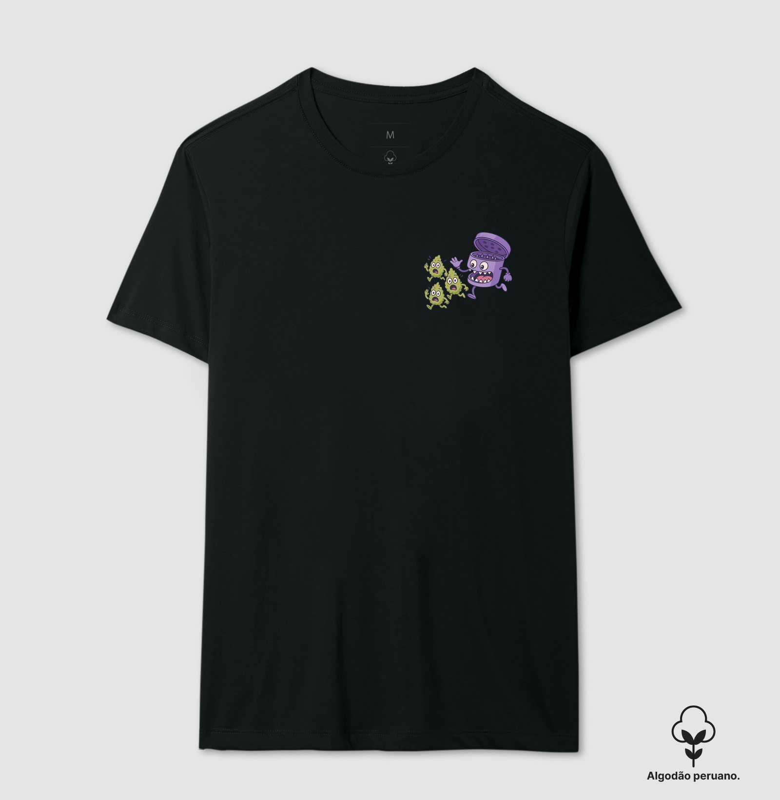 Camiseta algodão peruano - Papa Bud