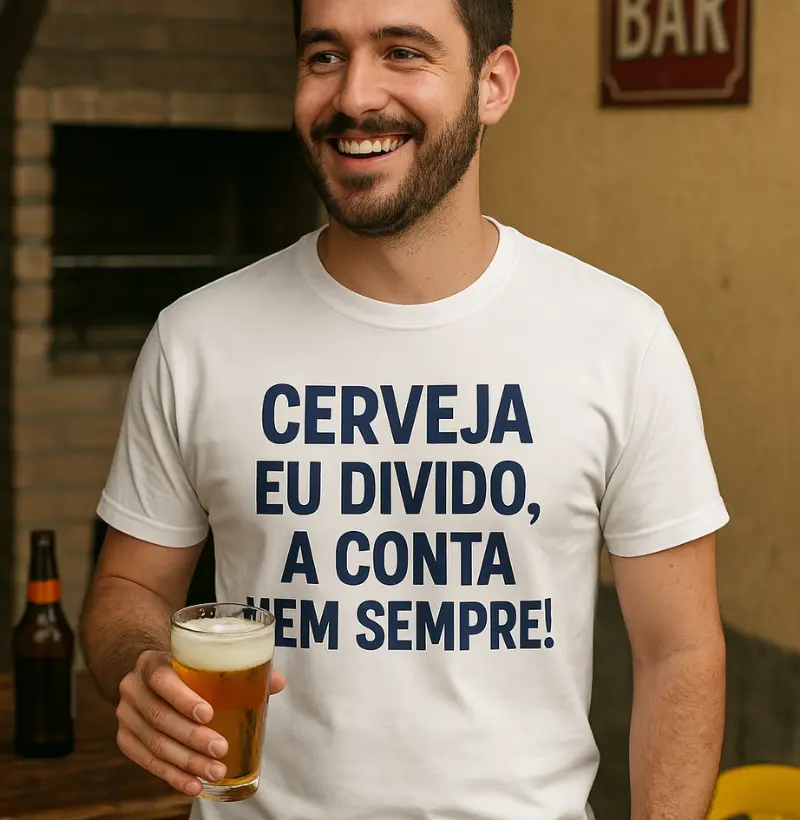 Cerveja eu divido, a conta nem sempre!