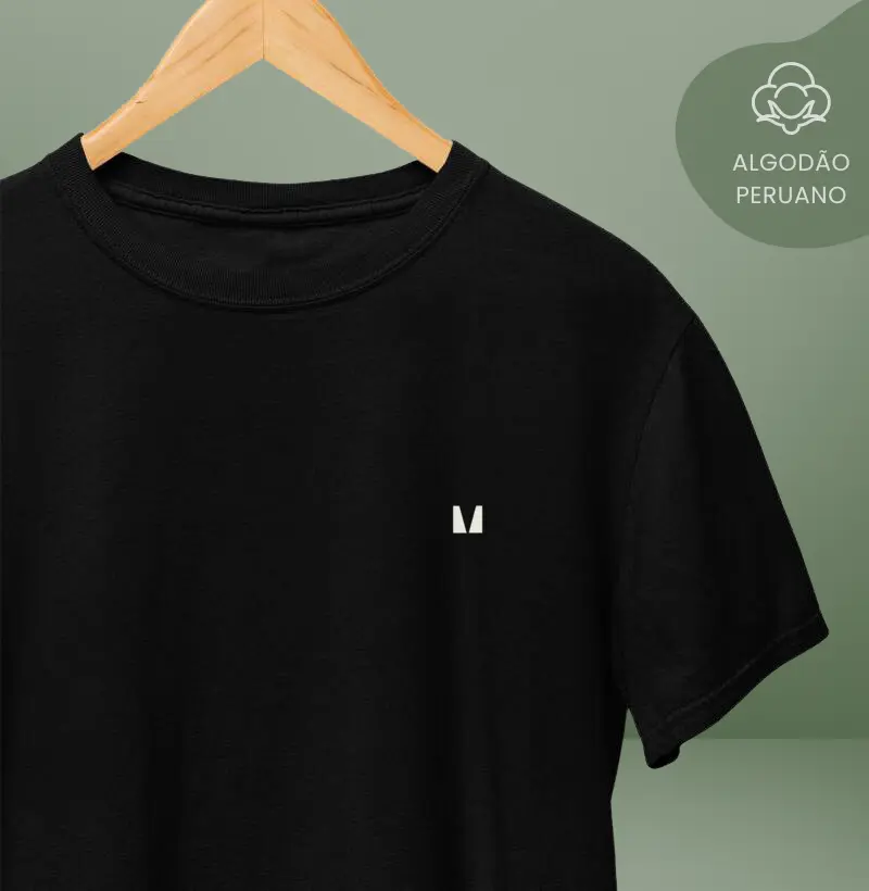 CAMISETA ALGODÃO PERUANO MILIONÁRIOS DE VIBE LOGO