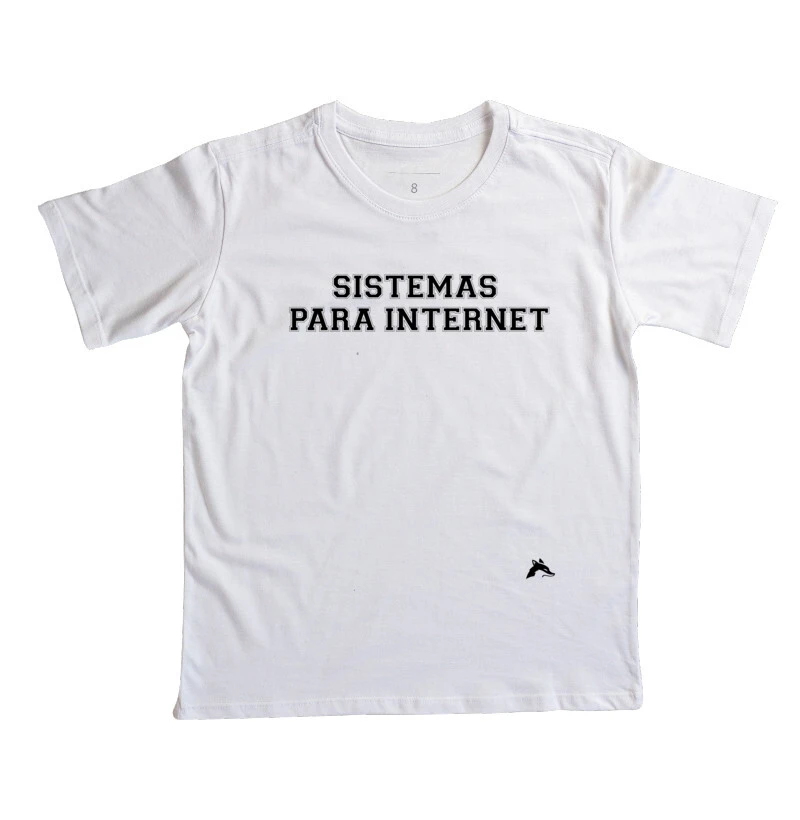 Camiseta Infantil Sistemas para Internet Classic