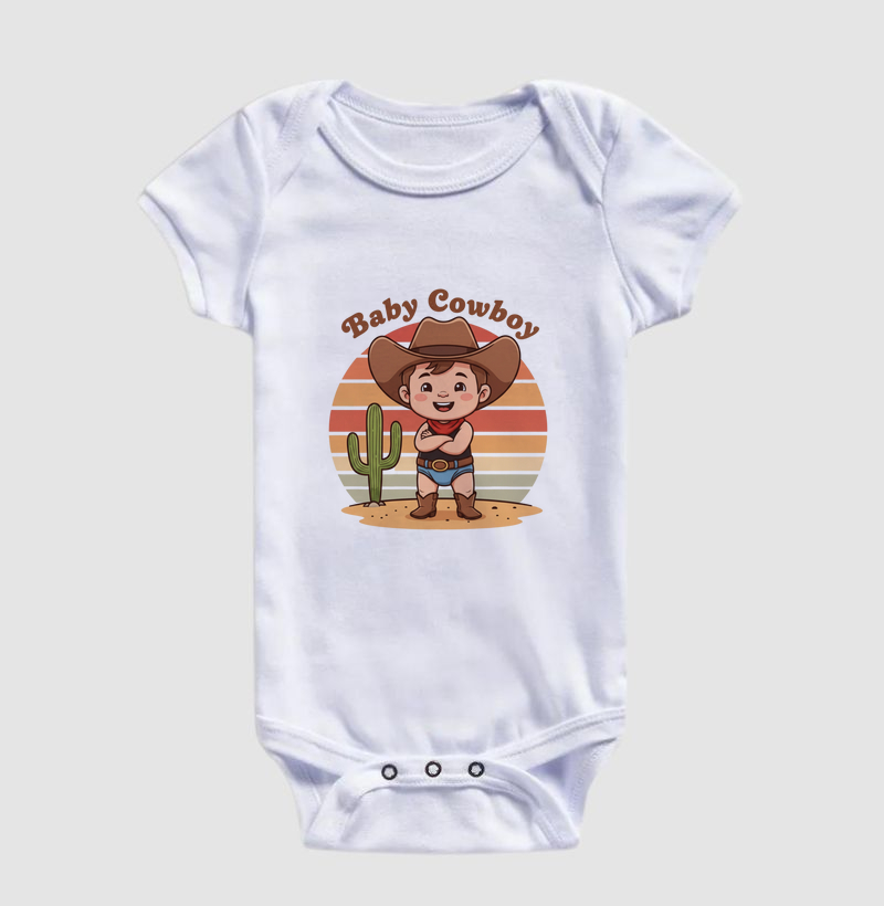 Baby Cowboy – Conforto Country 100% Algodão