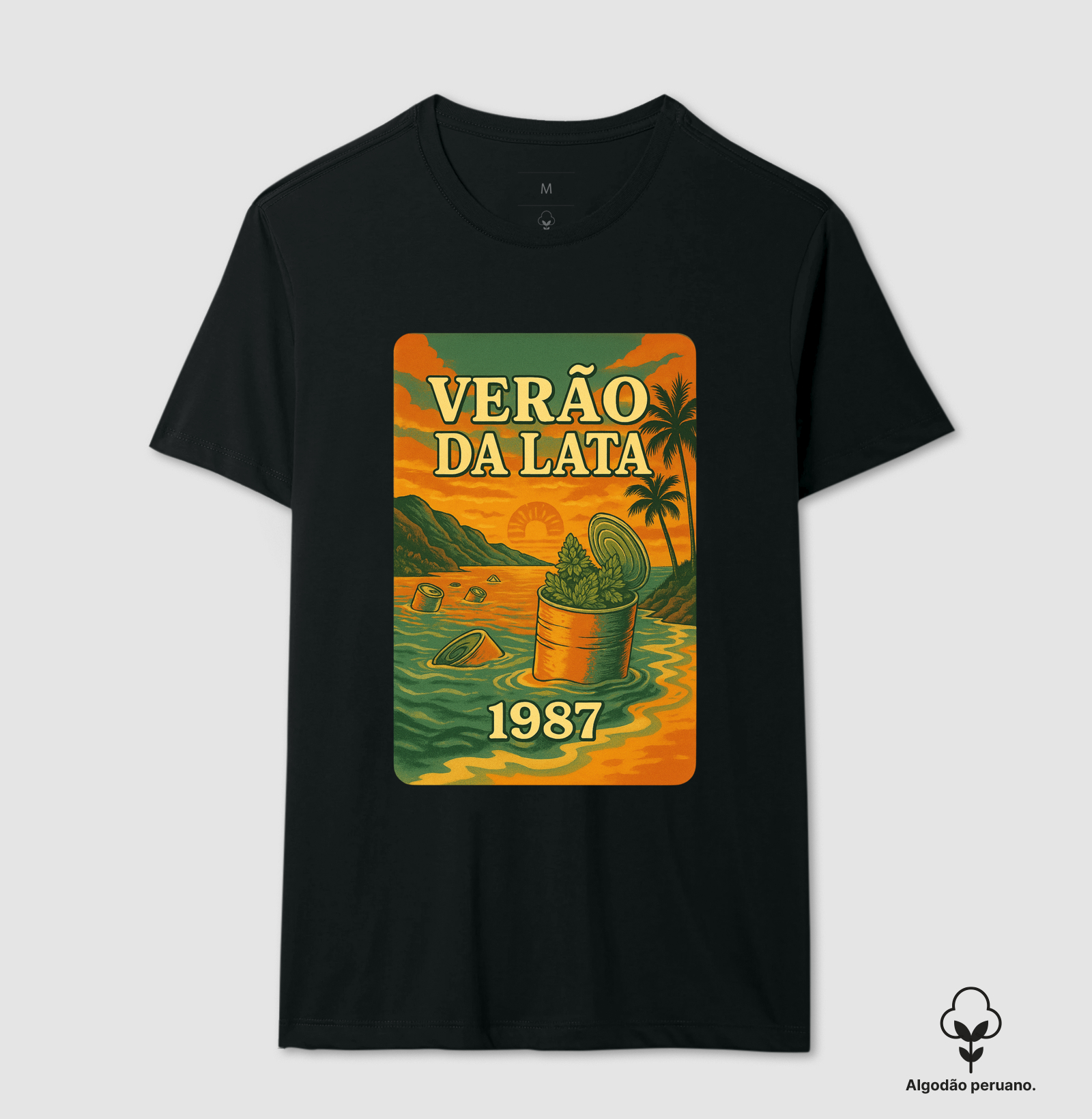 Camiseta algodão peruano - Verão da Lata