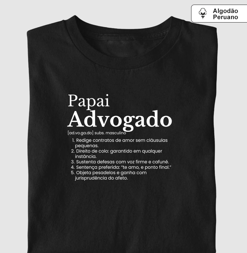 Papai Advogado - definição (algodão peruano)