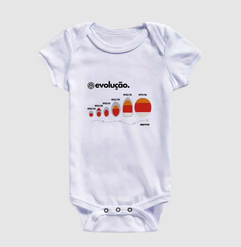 Camiseta evolução fusca