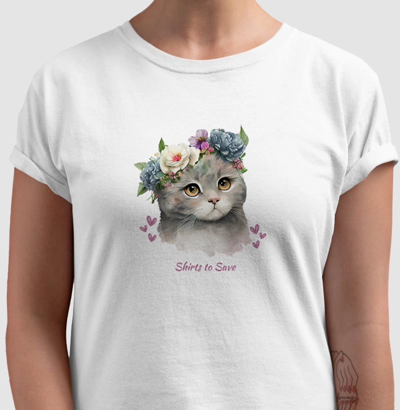 Camiseta Gato Coroa 