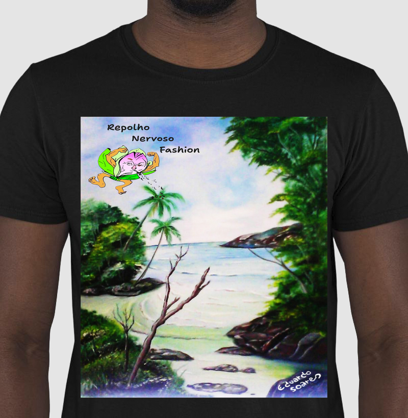Repolho Nervoso T-shirt Praia Selvagem